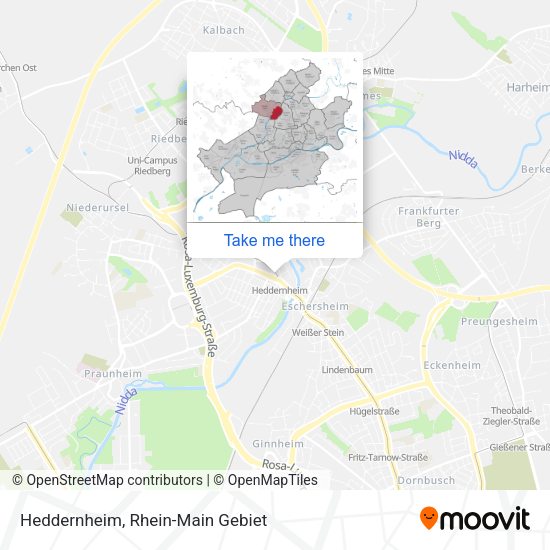 Heddernheim map