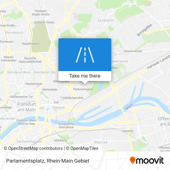 Карта Parlamentsplatz