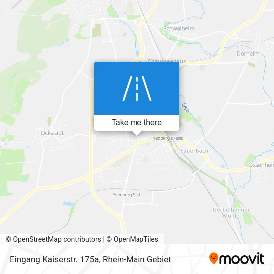 Карта Eingang Kaiserstr. 175a