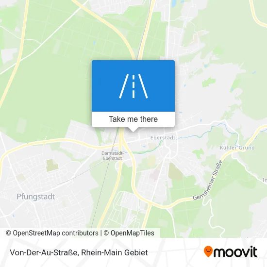 Карта Von-Der-Au-Straße