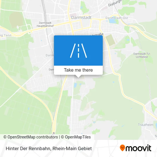 Карта Hinter Der Rennbahn