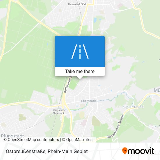 Ostpreußenstraße map