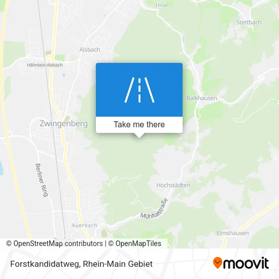 Карта Forstkandidatweg