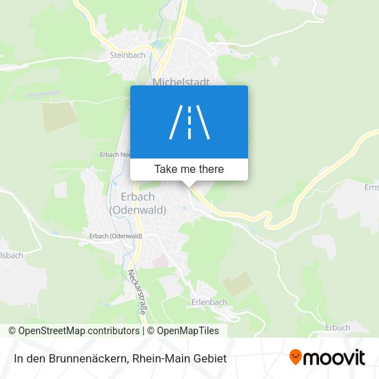 In den Brunnenäckern map