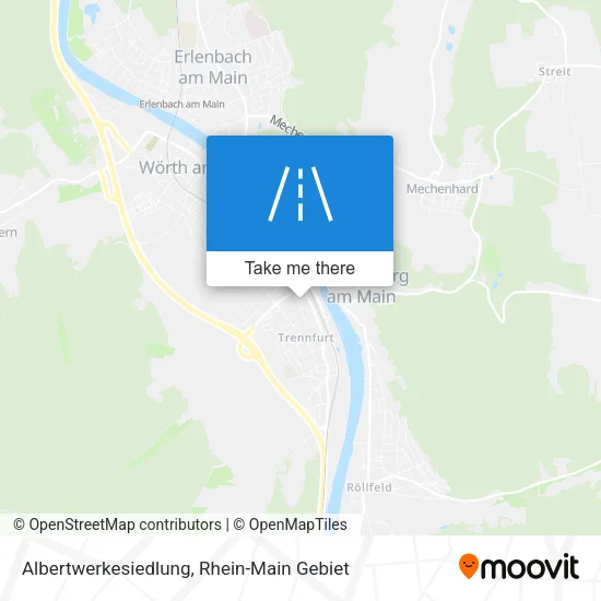 Карта Albertwerkesiedlung