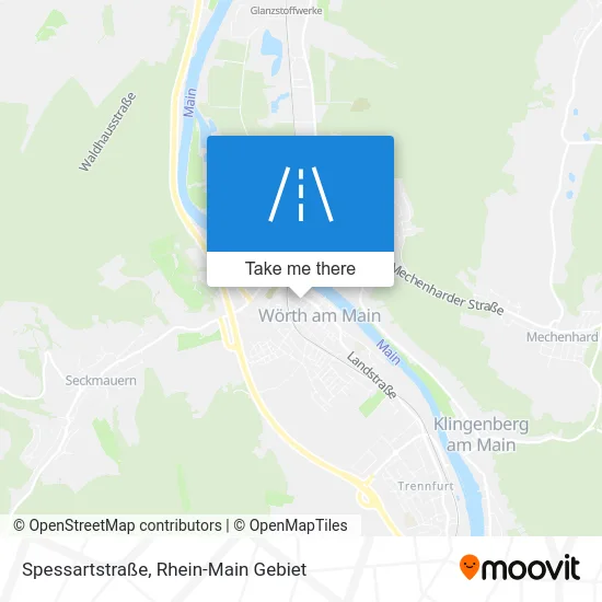 Карта Spessartstraße