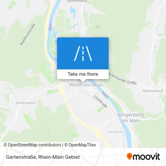 Карта Gartenstraße