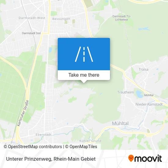 Карта Unterer Prinzenweg