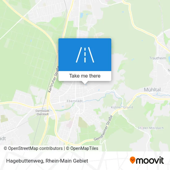 Карта Hagebuttenweg