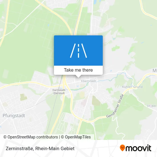 Карта Zerninstraße