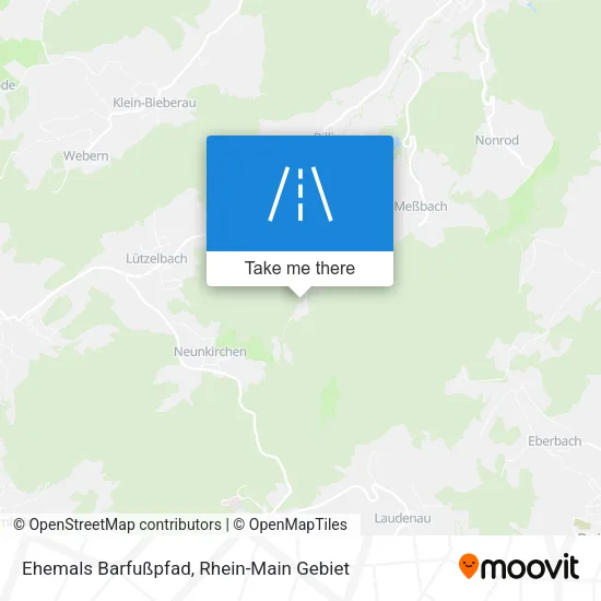 Карта Ehemals Barfußpfad