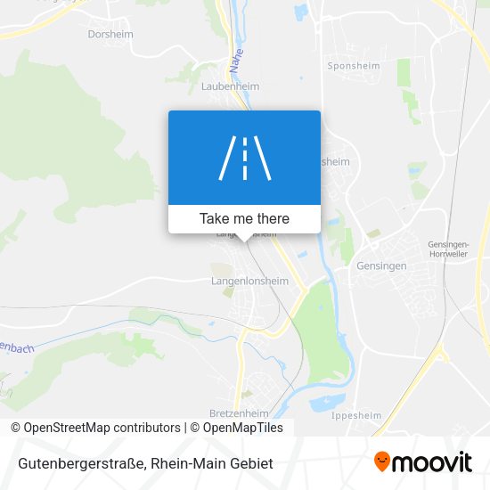Gutenbergerstraße map