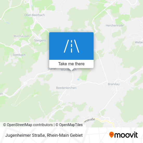 Jugenheimer Straße map