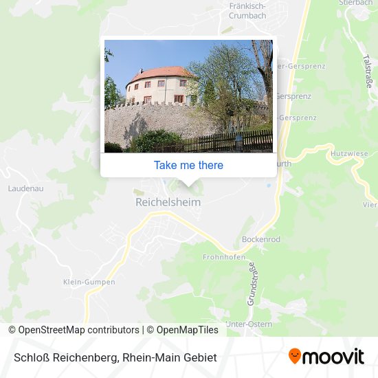 Schloß Reichenberg map