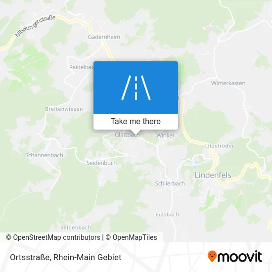 Карта Ortsstraße