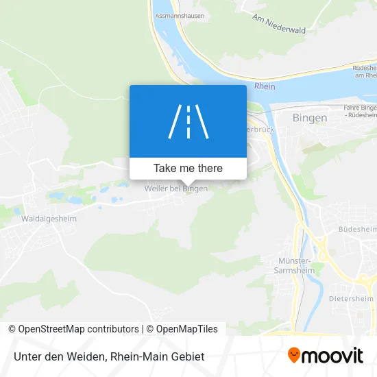 Карта Unter den Weiden