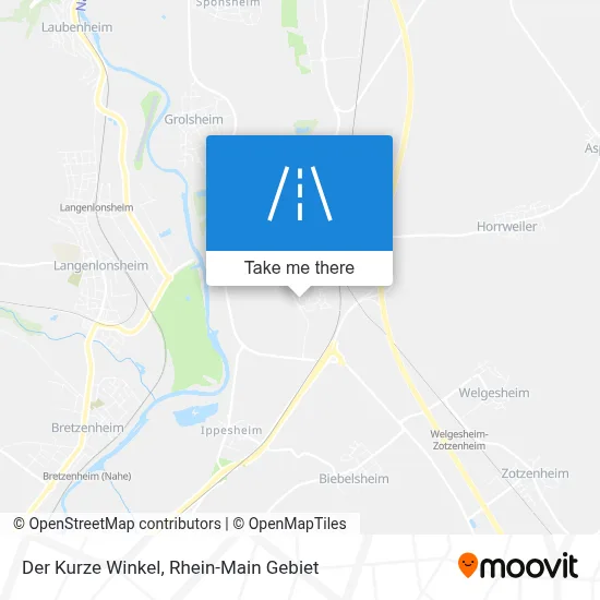 Der Kurze Winkel map