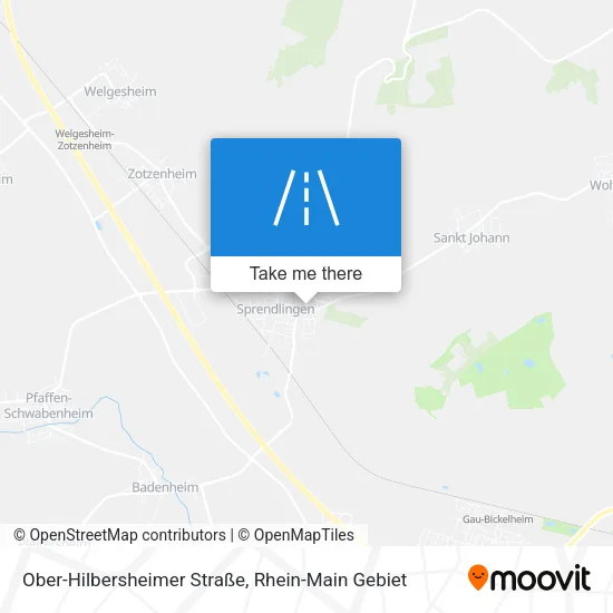 Карта Ober-Hilbersheimer Straße