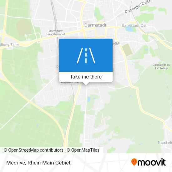Карта Mcdrive