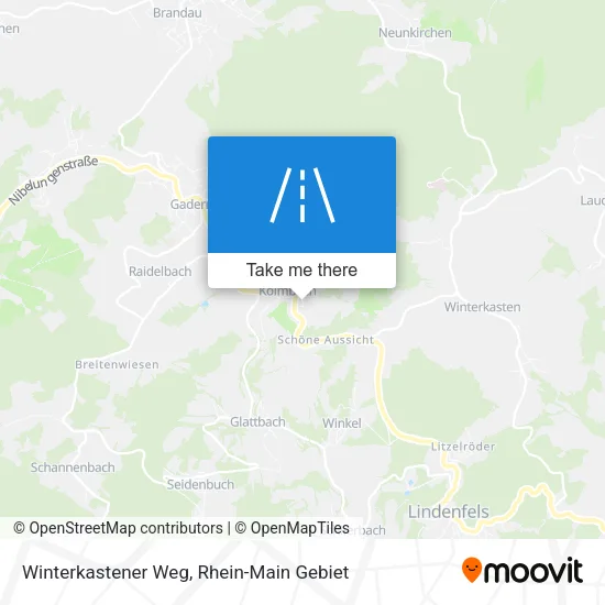 Карта Winterkastener Weg