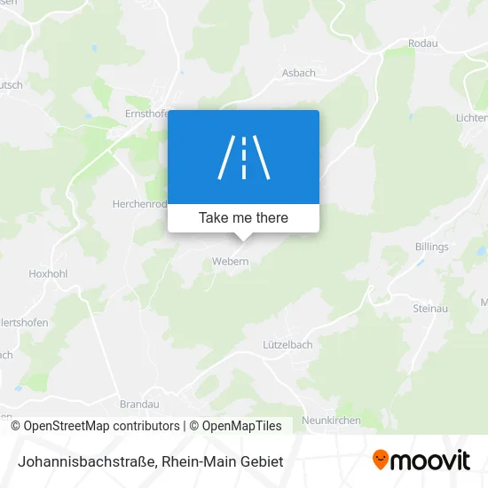 Карта Johannisbachstraße