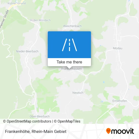 Карта Frankenhöhe