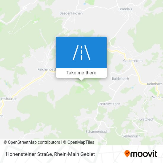 Hohensteiner Straße map