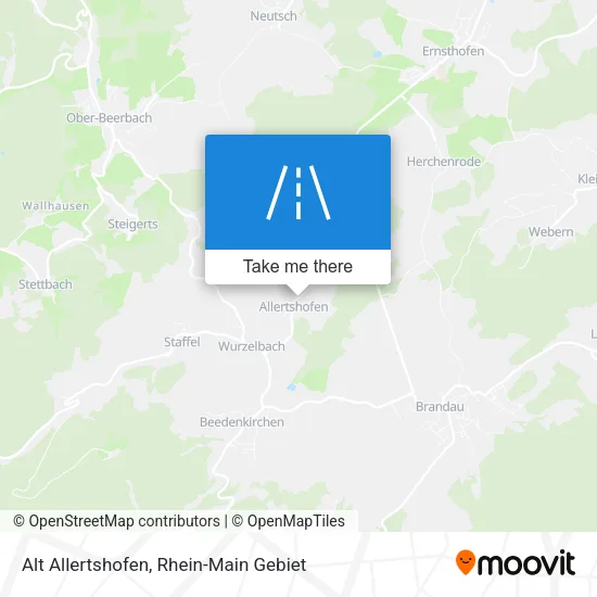 Карта Alt Allertshofen