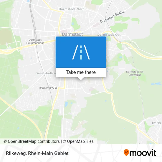 Карта Rilkeweg