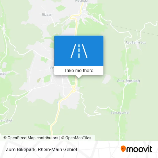 Карта Zum Bikepark