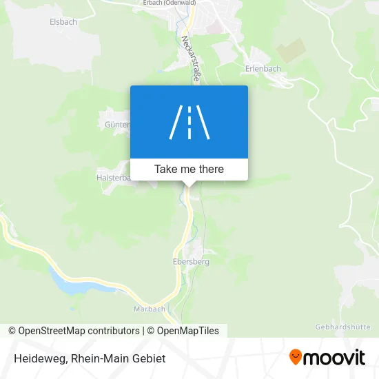 Карта Heideweg
