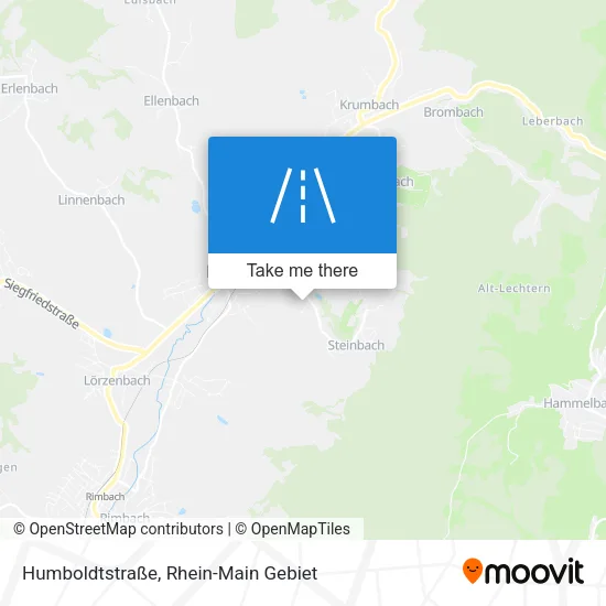 Карта Humboldtstraße