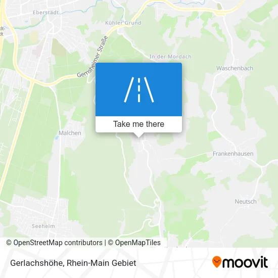 Карта Gerlachshöhe