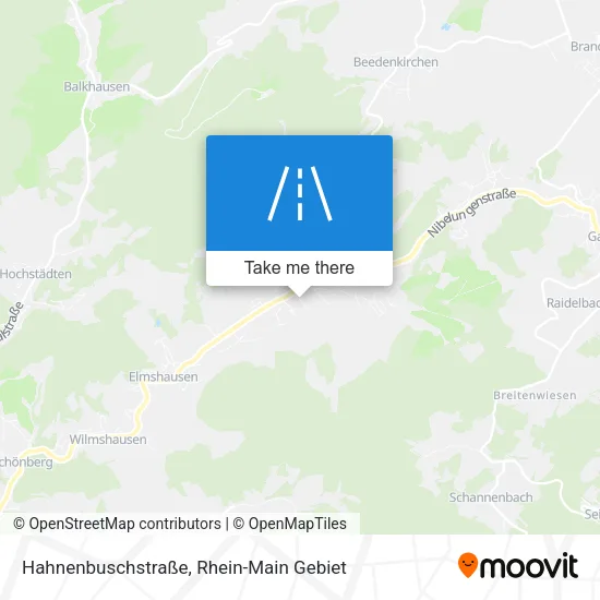 Карта Hahnenbuschstraße