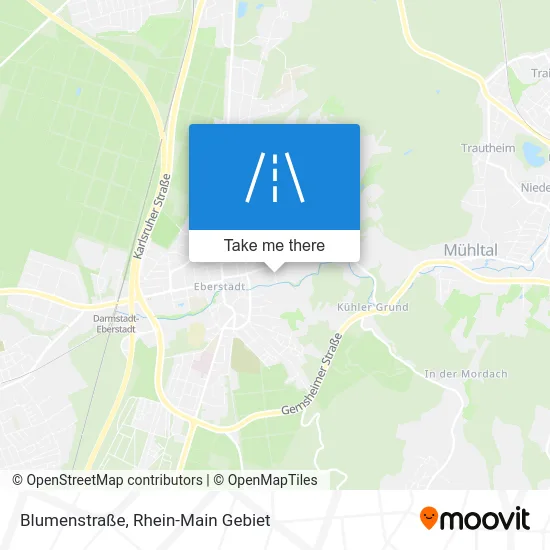 Карта Blumenstraße