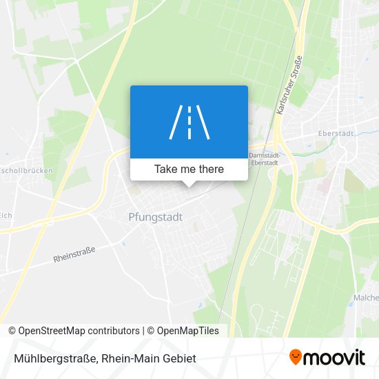 Карта Mühlbergstraße