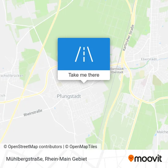 Карта Mühlbergstraße