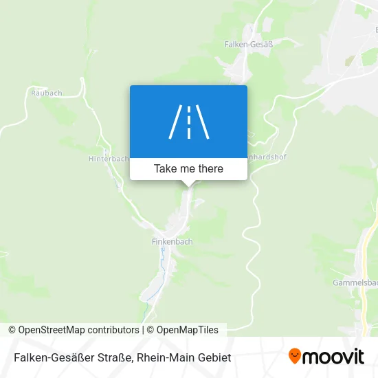 Карта Falken-Gesäßer Straße