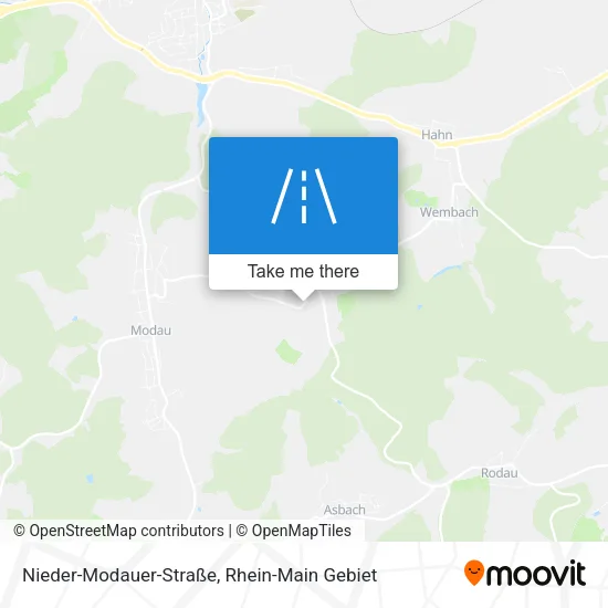 Карта Nieder-Modauer-Straße