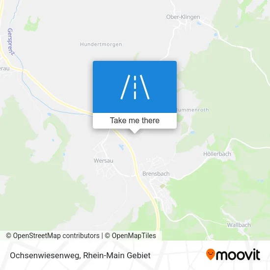 Ochsenwiesenweg map