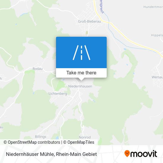 Niedernhäuser Mühle map