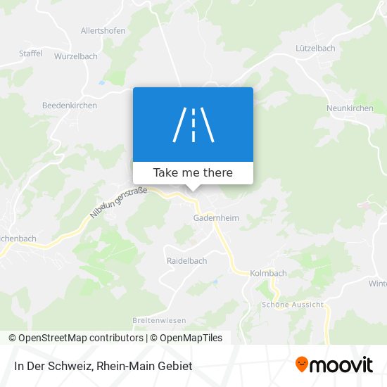 In Der Schweiz map