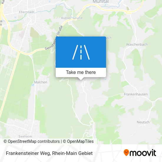 Карта Frankensteiner Weg