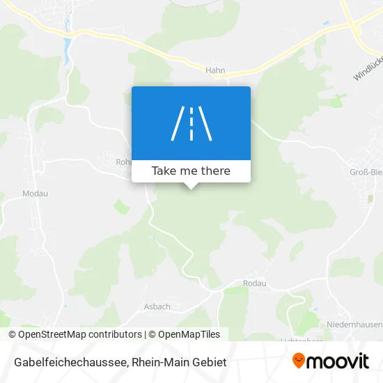 Карта Gabelfeichechaussee