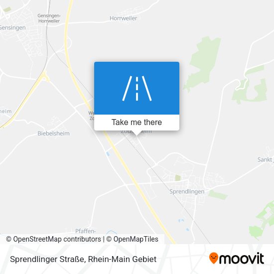 Sprendlinger Straße map