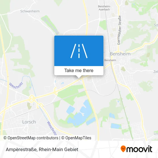 Карта Ampèrestraße