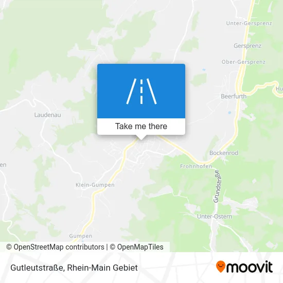 Карта Gutleutstraße
