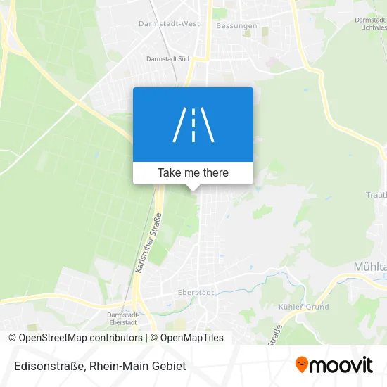 Карта Edisonstraße