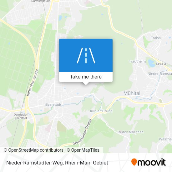 Nieder-Ramstädter-Weg map