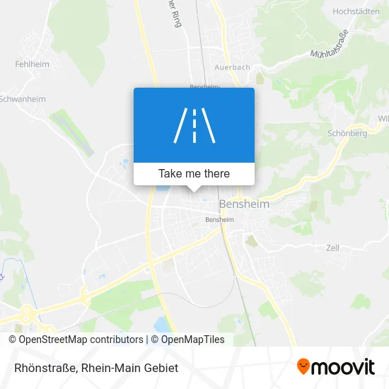 Карта Rhönstraße